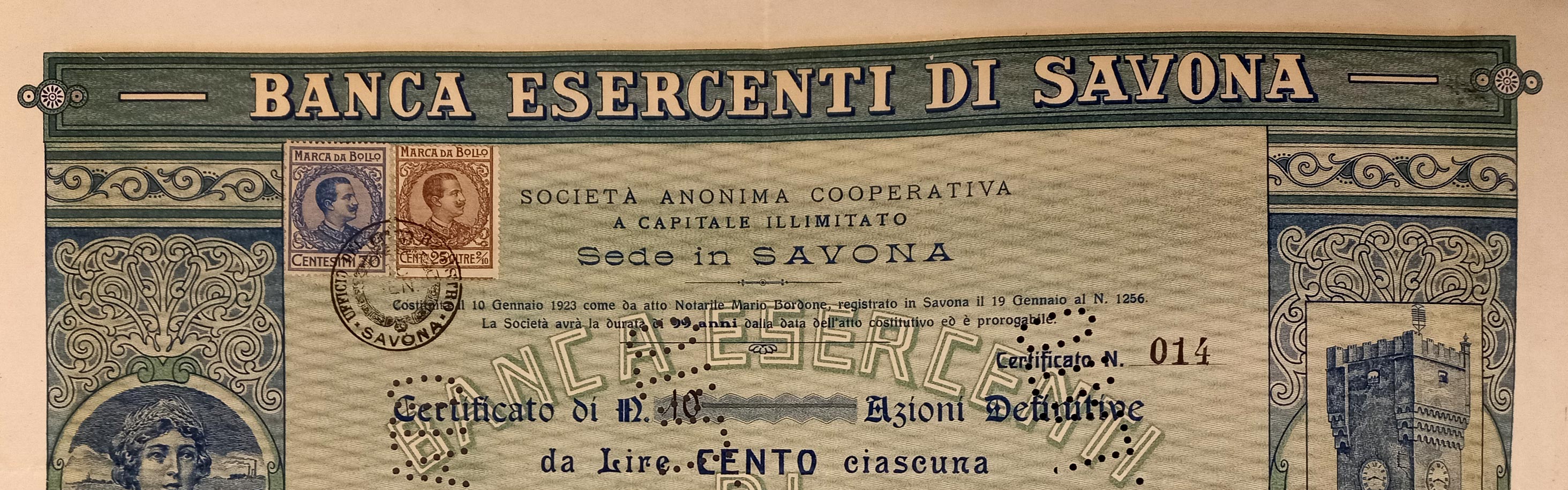 Banca esercenti di Savona